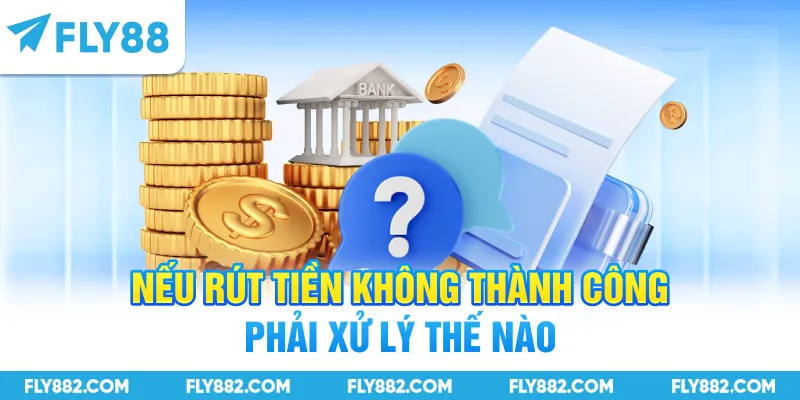Nếu rút tiền không thành công phải xử lý thế nào